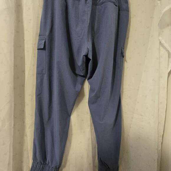 Blue Lightweight Cargo Jogger Pants - Stretch and Pockets! - Picture 5 of 8